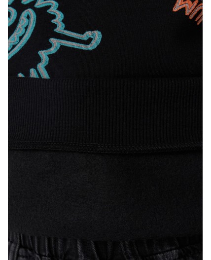 Свитшот призраки на черном