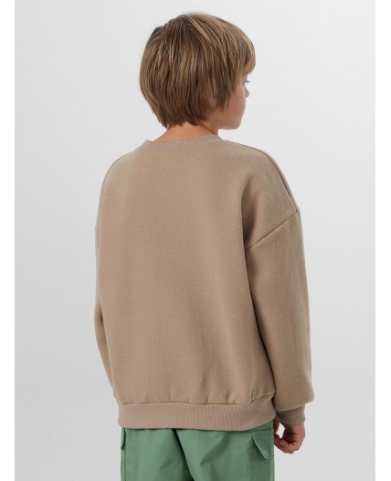 Свитшот серо -бежевый