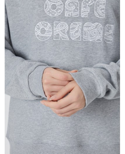 Свитшот серый меланж 4250-Е