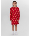 Сорочка НГ медвежата на красном
