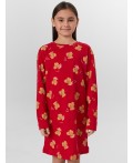 Сорочка НГ медвежата на красном