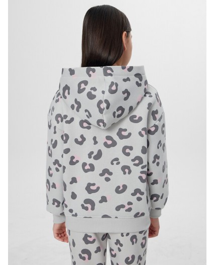 Толстовка леопард на св.сером