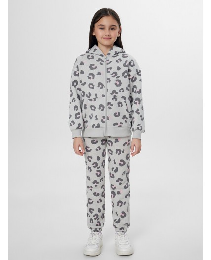 Толстовка леопард на св.сером