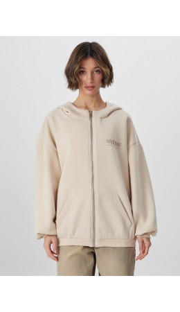 Толстовка пралине +печать