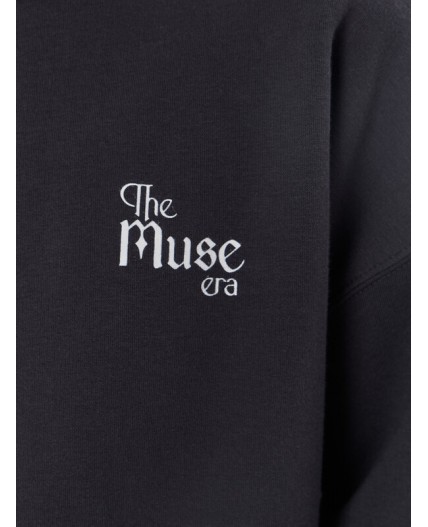 Толстовка металлический серый +печать