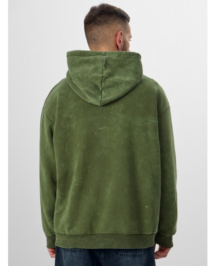 Толстовка ACID WASH травяной