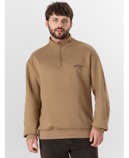 Толстовка сепия +печать1