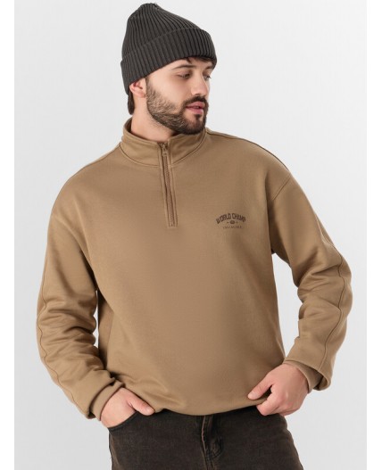 Толстовка сепия +печать1