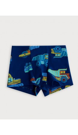 Трусы машинки на синем