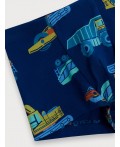 Трусы машинки на синем