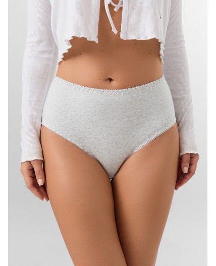 Трусы серый меланж 4306-А +телесный +черный