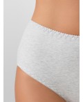 Трусы серый меланж 4306-А +телесный +черный