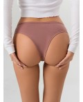Трусы кофейно -розовый