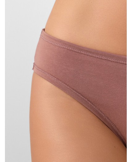 Трусы кофейно -розовый