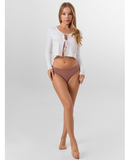 Трусы кофейно -розовый