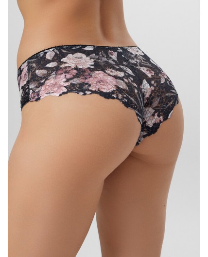 Трусы цветы на черном1