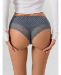 Трусы мелкий узор на сером