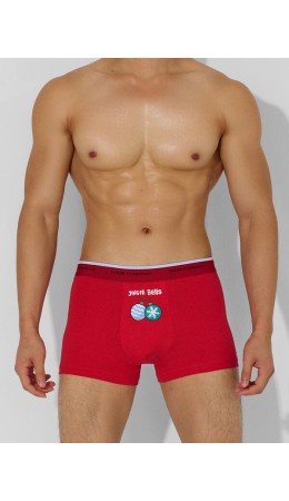 Трусы красный +печать2