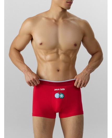 Трусы красный +печать2