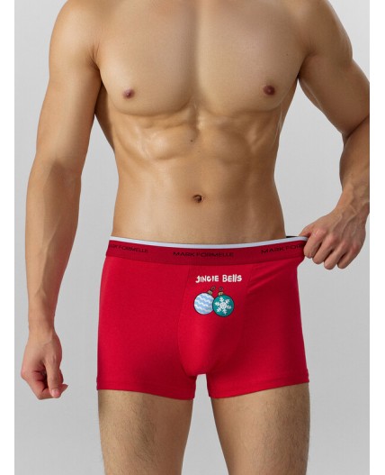 Трусы красный +печать2