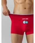 Трусы красный +печать2