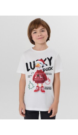 Футболка белый +печать20