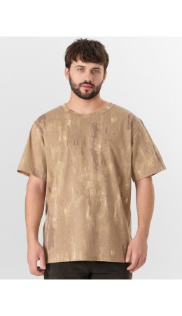 Футболка песочный tie dye