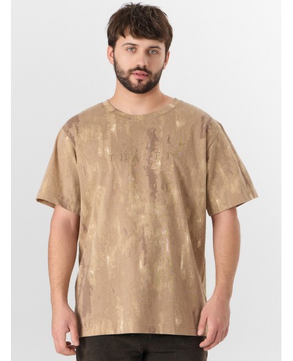 Футболка песочный tie dye