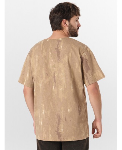 Футболка песочный tie dye