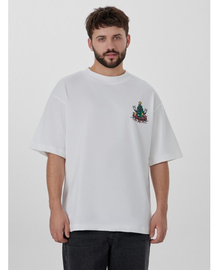 Футболка белый +печать15