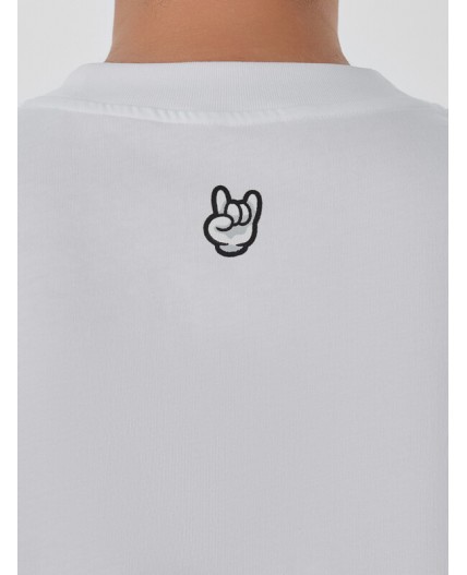 Футболка белый +печать15