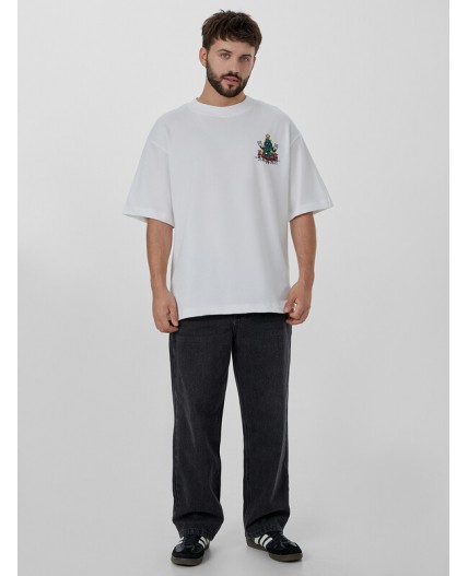 Футболка белый +печать15