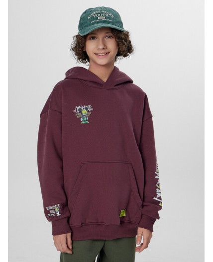 Анорак ежевичный +печать