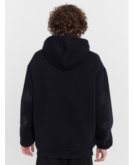 Худи черный +печать