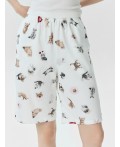 Шорты котики на белом