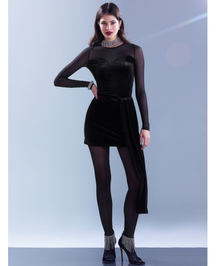 Юбка черный