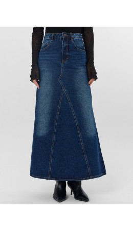 Юбка темно -синий