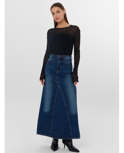 Юбка темно -синий