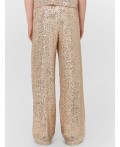 Брюки золотистые пайетки