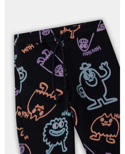 Брюки призраки на черном