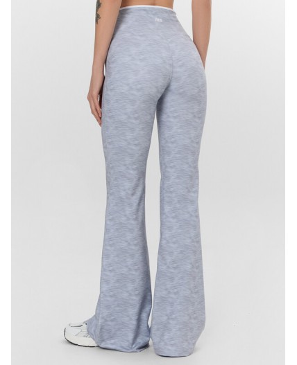 Брюки серый меланж +печать