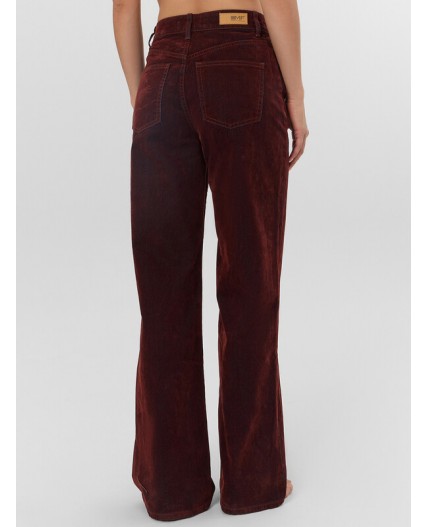 Джинсы темная терракота