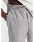 Брюки двухцветный серый