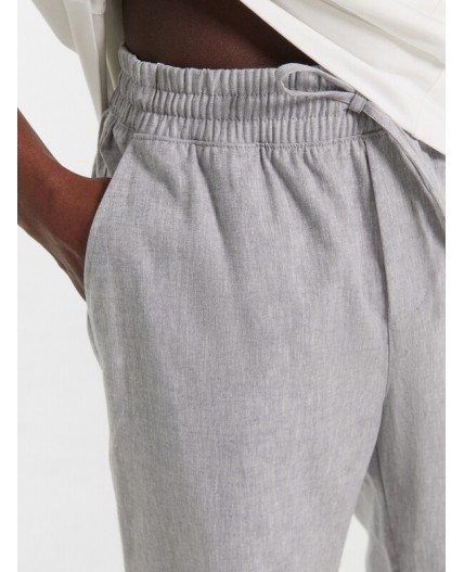 Брюки двухцветный серый