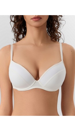 Бюстгальтер сумрачно -белый