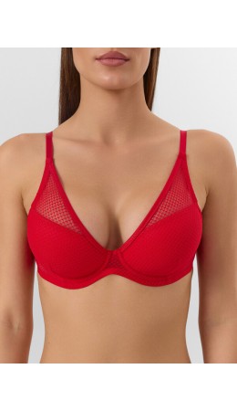 Бюстгальтер красный