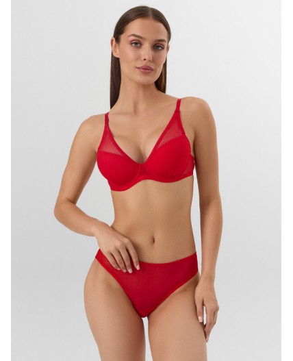 Бюстгальтер красный