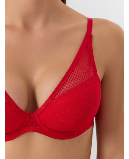Бюстгальтер красный