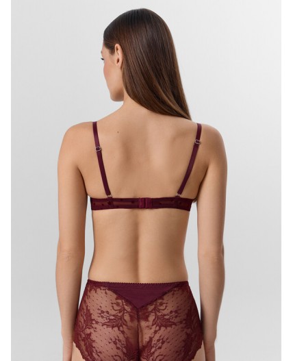 Бюстгальтер звезды на бордовом