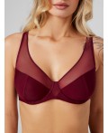Бюстгальтер бургундское вино